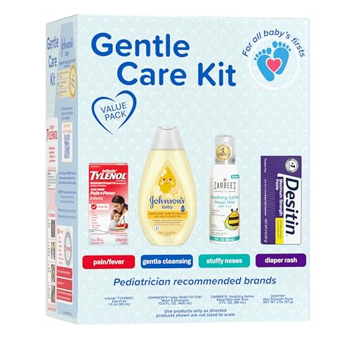 Johnson's Baby Gentle Care Kit with Infants' Tylenol Pain Reliever,