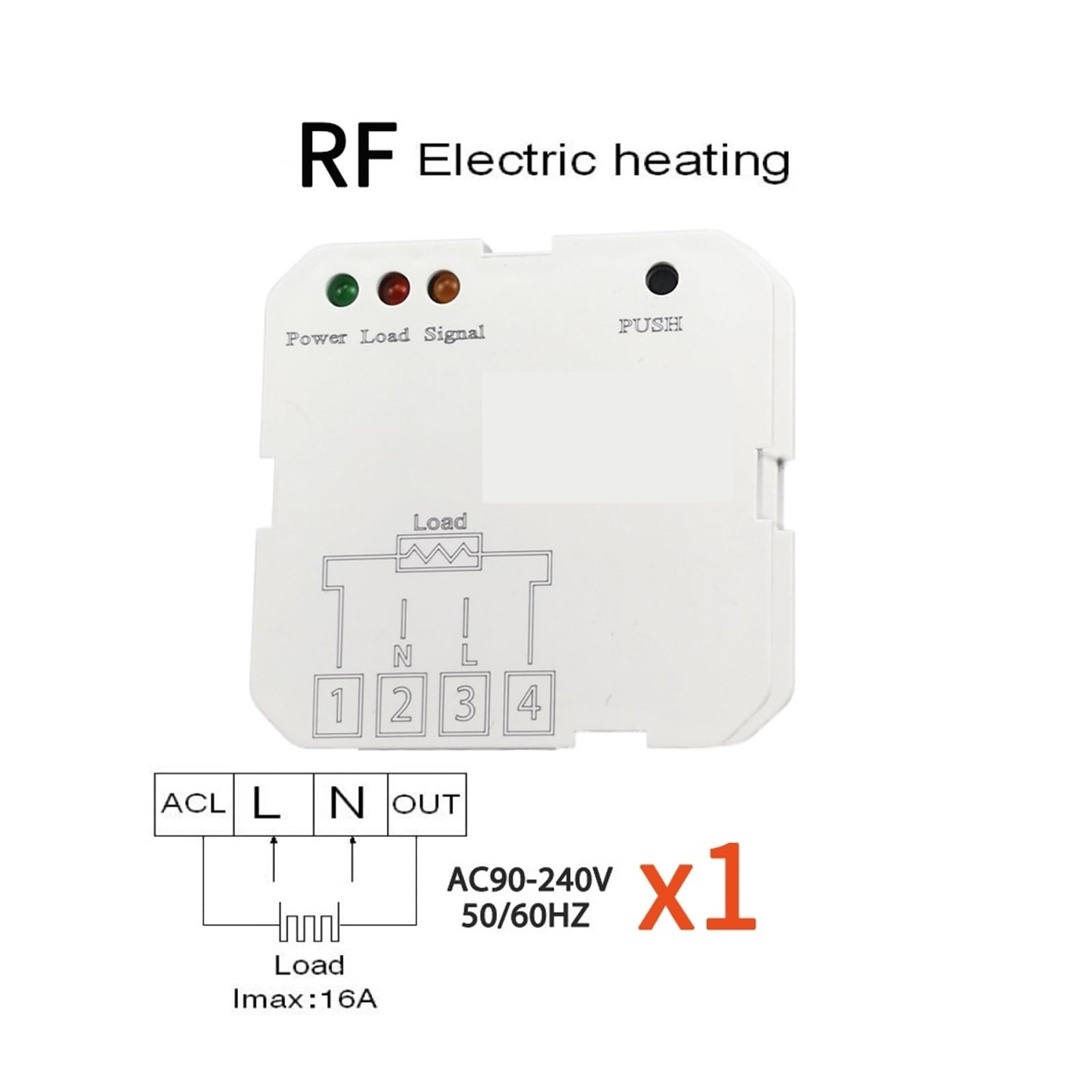 Inteligentny termostat, Inteligentny kocioł gazowy Tuya, bezprzewodowy termostat i 6-komorowy kontroler piasty centralny do ogrzewania podłogowego kabel/mata grzewcza(RF 16A Controller 1)