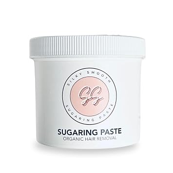 Silky Smooth Sugaring Paste All-Natural Hair Removal,Sugar Wax, Sugaring Paste Medium Formula 12 oz