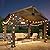 Aoxun 10' x 12' Outdoor Wood Gazebo, Hardtop Gazebo Permanent Wooden Pavilion with Galvanized Steel Gable Roof, for Patio, Garden, Deck, Cedar Wood