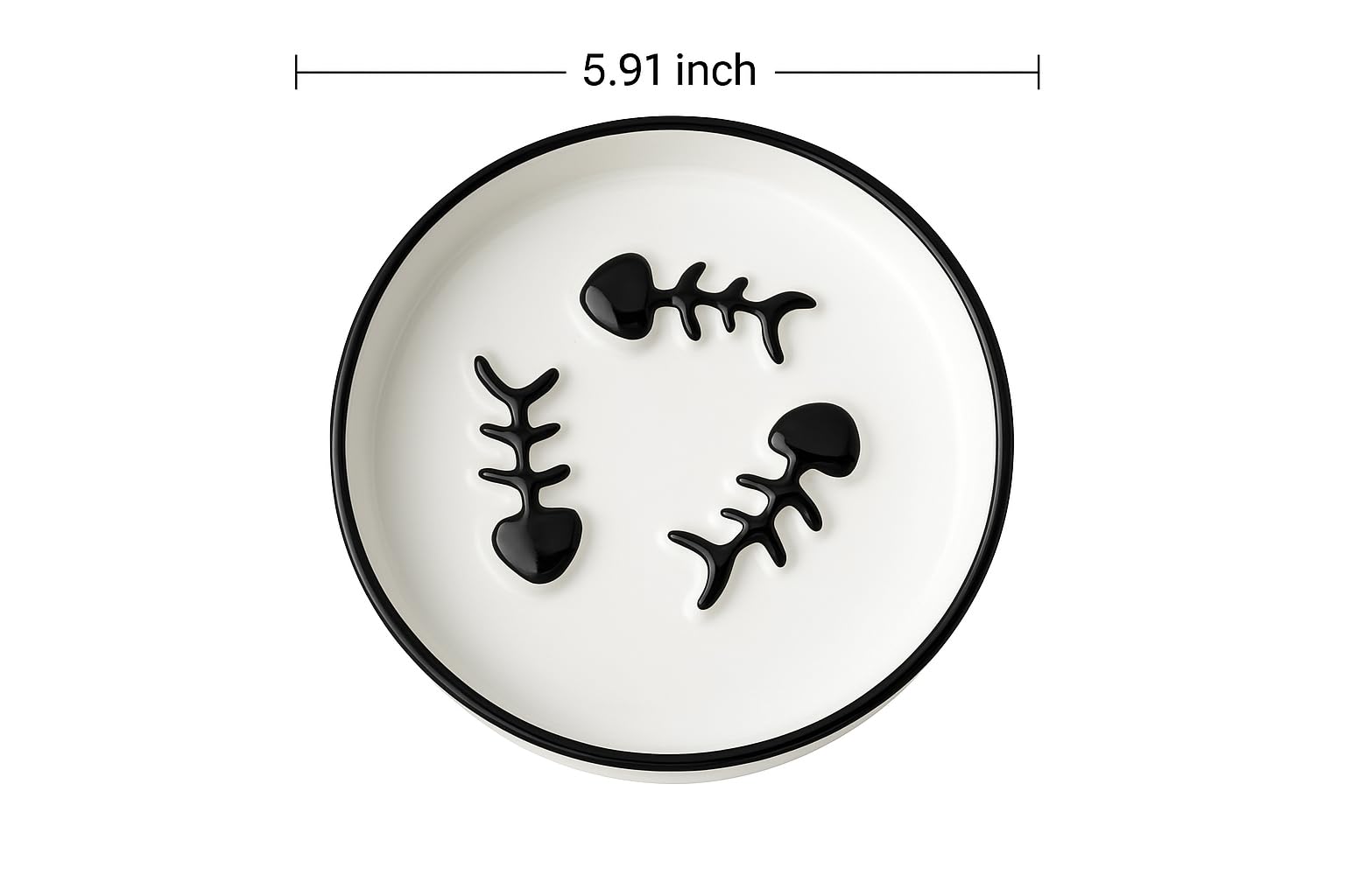 Confezione da 2 ciotole poco profonde in ceramica per gatti, anti-vomito, per alleviare l'affaticamento dei baffi, lavabili in lavastoviglie, anti-acne, prevenzione del mento nero, per cibo