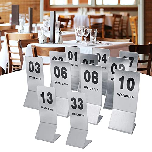 Cartes de numéros table empilables pour éviter la confusion lors des repas de fête