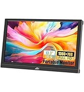 Amazon.com: Kenowa Portable Monitor 13.3 Inch HD 1366x768P LED