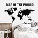 Adesivi murali artistici e murales sulla fantastica mappa del mondo mappa della camera da letto mappa del mondo soggiorno parete della scuola materna 67x43 cm