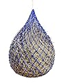 Harrison Howard Slow Feed Hay Net for Horses with 2"x2" Mesh Holes Goat Feeder Blue 40-Inch