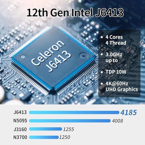 Image of Firewall Micro Appliance J6413 4 Core, DDR4 16GB RAM 128GB NVMe SSD, 4 x i226V 2.5GbE LAN Fanless OPNsense Mini PC Router, AES-NI, 2HD+USB-C 3 Display Hardware, 2 x M.2 NVMe, TF Card Slot