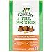 Greenies Feline Pill Pockets for Cats Natural Soft Cat Treats, Chicken Flavor, 1.6 oz. Pouch (45 Treats)