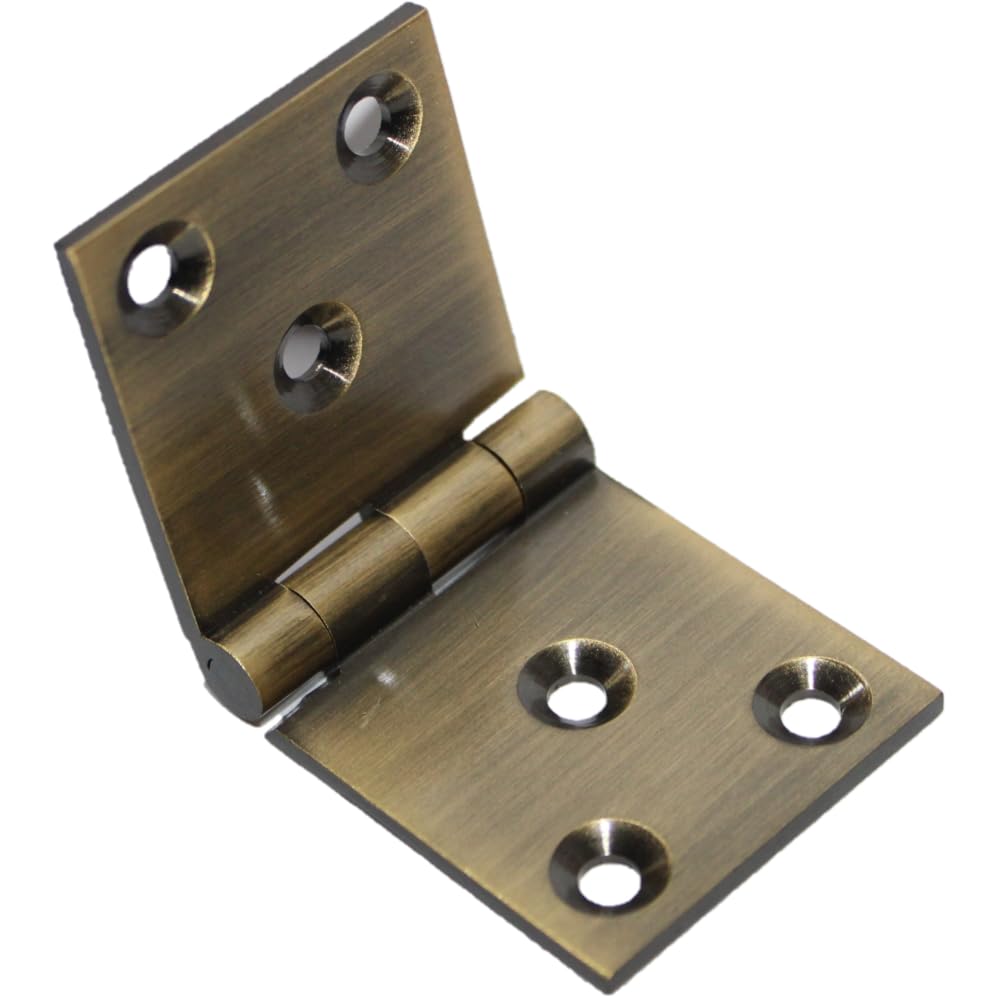 RiseOm Table Folding Flip Top Square Hinges Made of Brass (Antique(1.25 inch X 1.25 inch), pack of 4) (B0D22R3HD9) Amazon Price History, Amazon Price Tracker