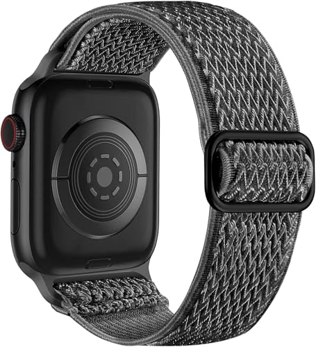 Bracelet Apple Watch 49mm 45mm 44mm nylon extensible pour IWatch Series 10