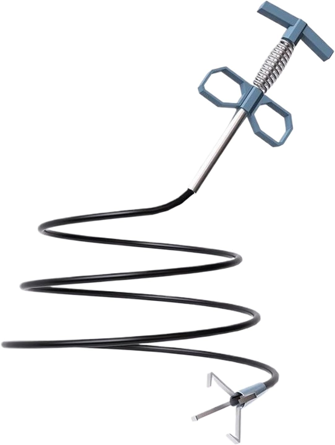 Pipe Cleaning Tool,4-Claw Grab Bendable Spiral Heavy-Duty Reacher ...