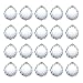 KARSLORA 20mm Clear Glass Crystal Ball Prism Feng Shui Lamp Hanging Drop Chandelier Pendants Suncatchers, Pack of 20