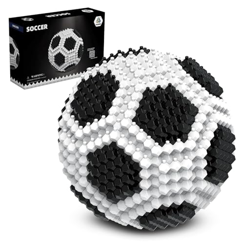 KADELE Soccer Building Block Set, Adults challenging STEM Block Decorations, Miniature 3D...