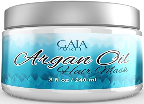 Best Argan Oil Hair Mask - Formulated to Repair Damaged Hair - Vitamin Rich Conditioner Hydrates Dry Hair - Perfect Treatment After Shampoo - Contains Argan Oil, Coconut Oil, Shea Butter, Jojoba Oil