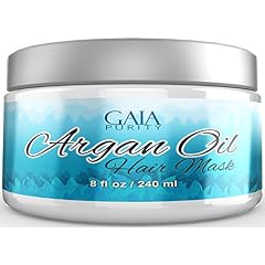 Best Argan Oil Hair Mask - Formulated to Repair Damaged Hair - Vitamin Rich Conditioner Hydrates Dry Hair - Perfect Treatment after Shampoo - Contains Argan Oil, Coconut Oil, Shea Butter, Jojoba Oil