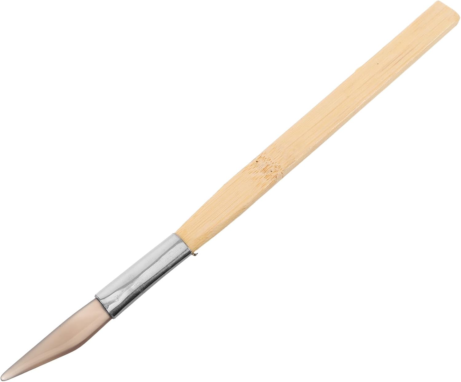 HEMOTON Agate Burnisher Knife with Wooden Handle Silver Polishing Stick Hand Jewelry Polishing Tool for Jewelers and Crafting Buffing in Jewelry Making