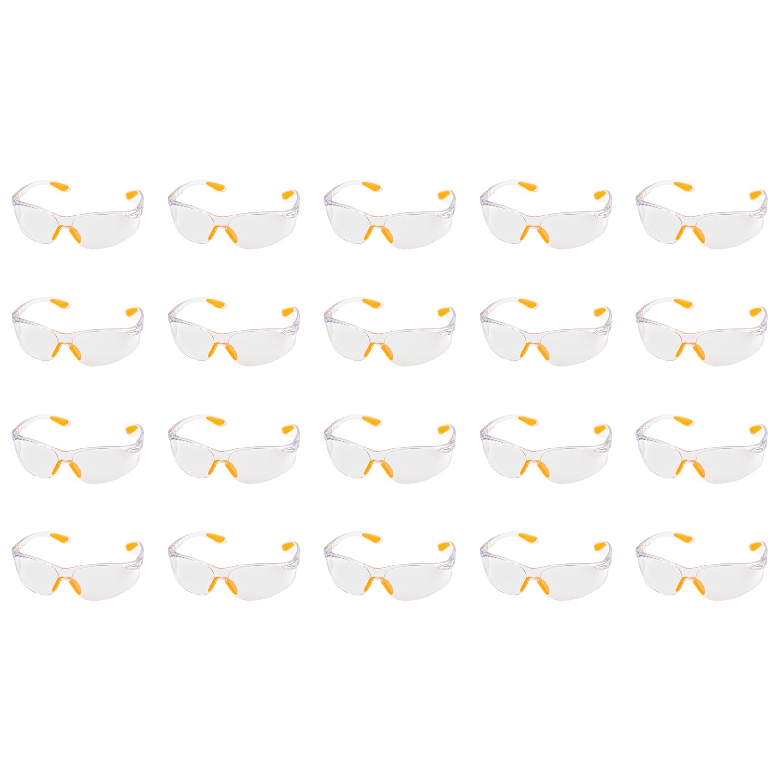 20pcs Protective Eyewears Glasses for Welding Impacts Resistant Eye Protections Glasses Welding Lab Goggles