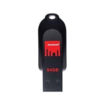 Strontium Pollex USB 64 GB Flash Drive (Black, Red)