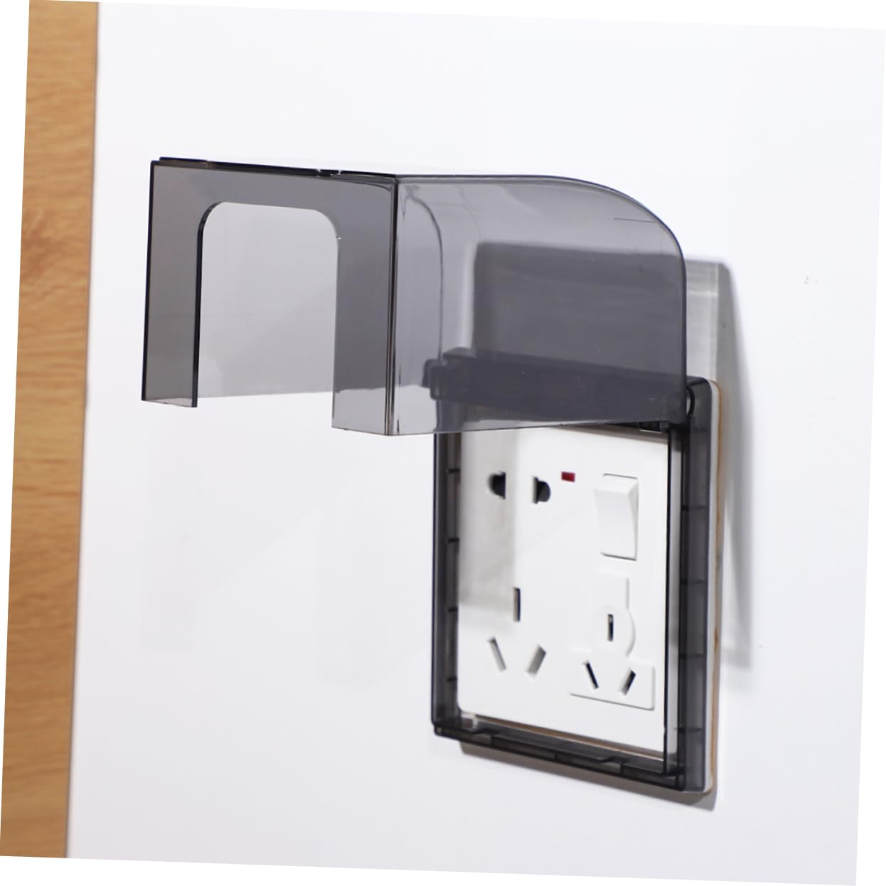 EXCEART 4 Set Coperchi Per Elettrica Impermeabili Da Protezione Per Outlet Da Bagno Copertura Autoaderente Per Elettrica Design Elegante E Pratico Facile Da Installare E Usare 2 Pezzi*4