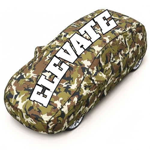 Image of Superior Grade Quality Elevate Cover (All Variants) Car Body Cover - 100% Waterproof Custom Fit with Mirror Pockets | Triple-Stitched Elastic Design, Heat Reflective, Anti-Dust, All-Weather
