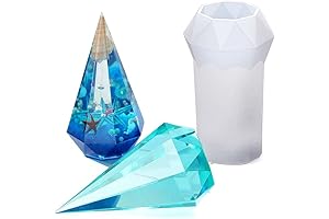 Diamond-Shaped Ring Holder Resin Mold