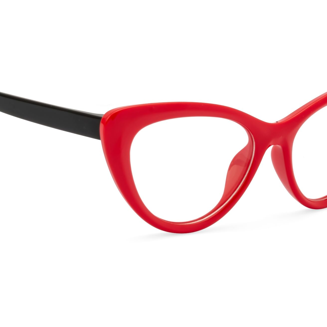 ROYAL SON Cat Eye Red Black Spectacles Frames (6-12 Age) - SFKID0055-C2 - Image 5 thumbnail
