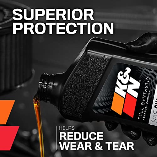 Image of K&N Motor Oil: 0W-20 Synthetic Engine Oil: Premium Protection, High Mileage, 1 Quart