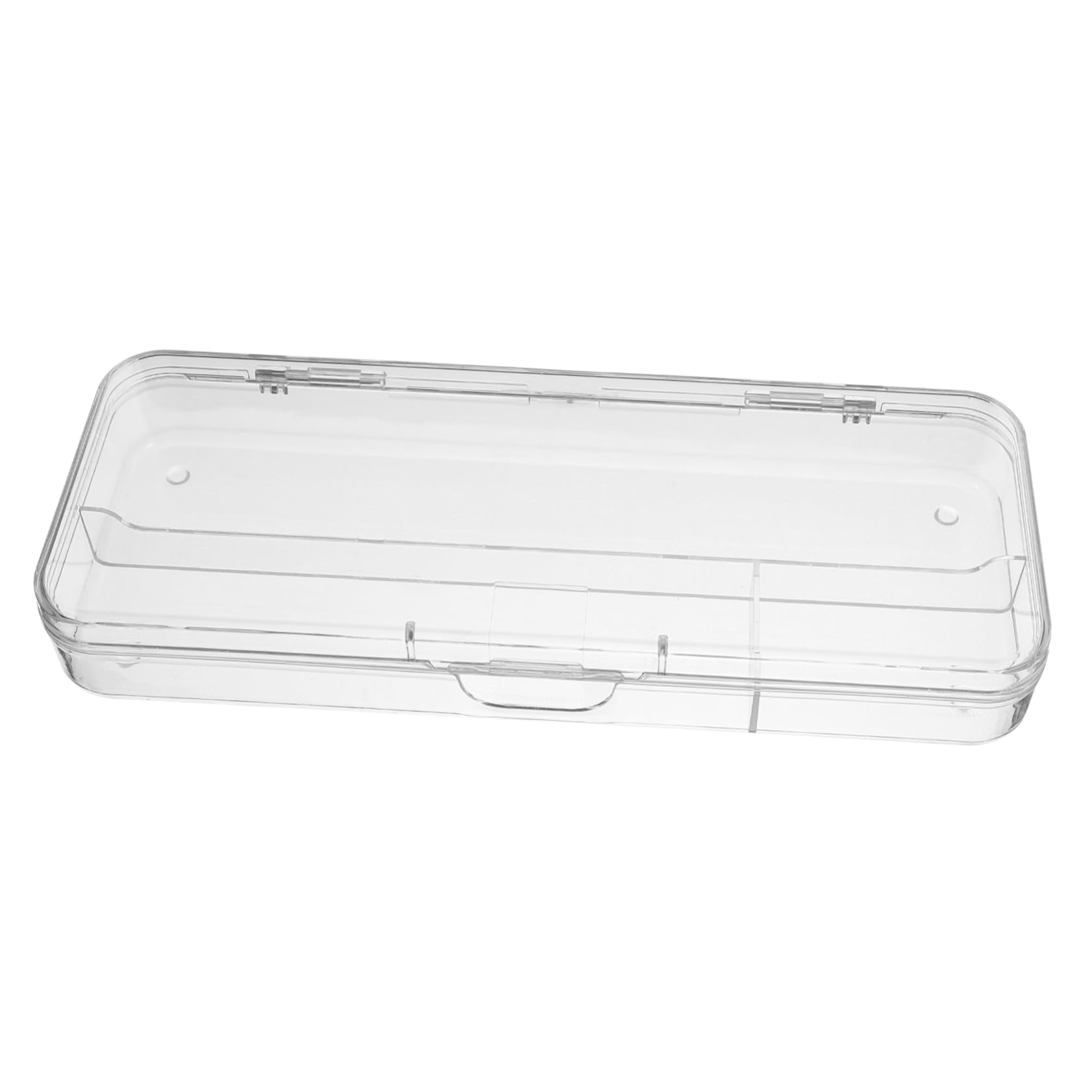 SHINEOFI 5pezzi Pencil Box Trasparente Per Cancelleria Organizer Impilabile Per Matite e Penne Per Scuola Ufficio e Casa Capacità e Design Compatto