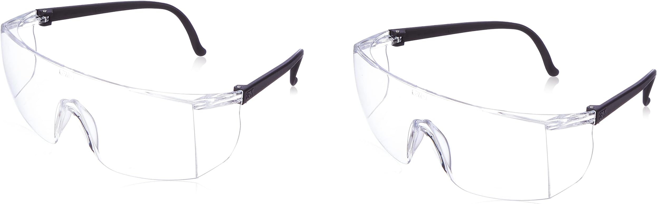 1709IN Safety Goggles Hard Coat Eye Protector Anti Pollution Eyewear For Multipurpose Use In Riding Motorcycle, Construction, Clear Transparent Goggles (Pack of 2)