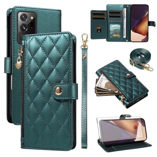Étui Note 20 Ultra zippé anti-chute protège-écran intégré pour éviter les casses