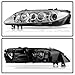 KEEKPO - For 2003 2004 2005 Mazda 6 w/o Fog Light Factory Style Projector Headlights Headlamps Replacement Left+Right
