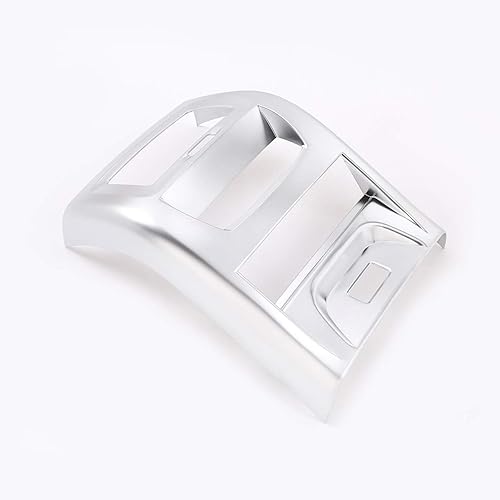 Miniatura 10 de CHEYA Para BMW X3 X4 G01 G02 2018-2019 ABS Palstic Car Rear Row Air Condition Vent Frame Accesorios (fibra de carbono)