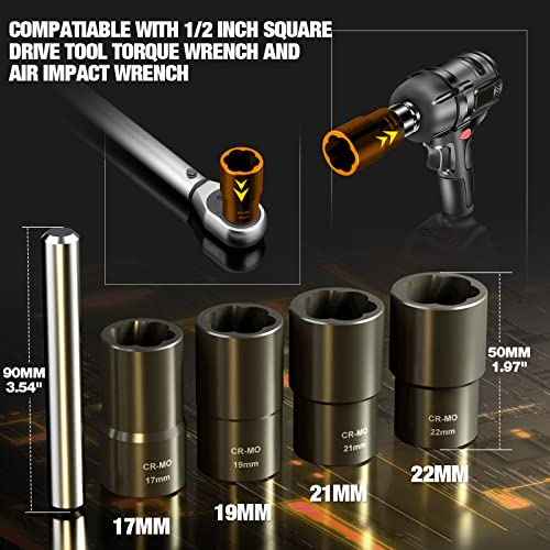Dynofit 5-Piece Impact Twist Socket Extractor Set #TOP26