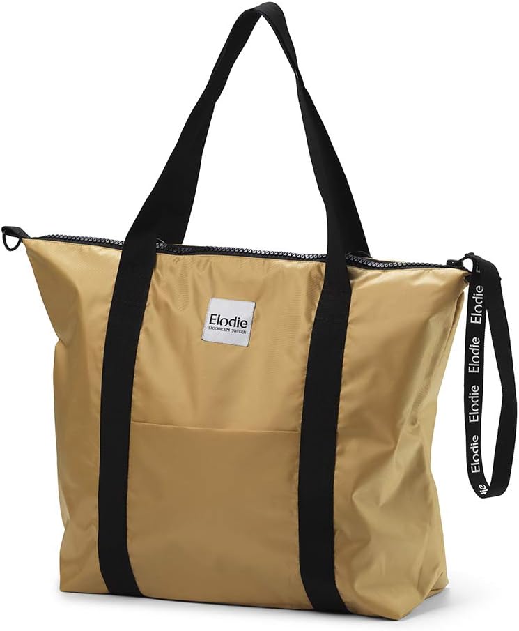 Elodie Details Changing Bag Soft Shell - Tote Nappy Bag - Stroller Strap and Changing Mat included - Gold