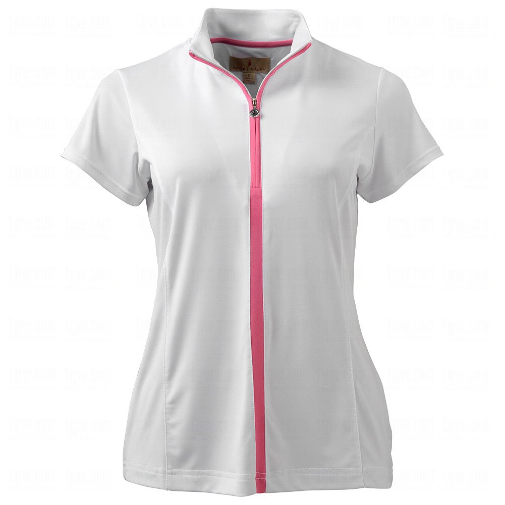 Sport Haley Women's Short Sleeve Zip Polo Shirt