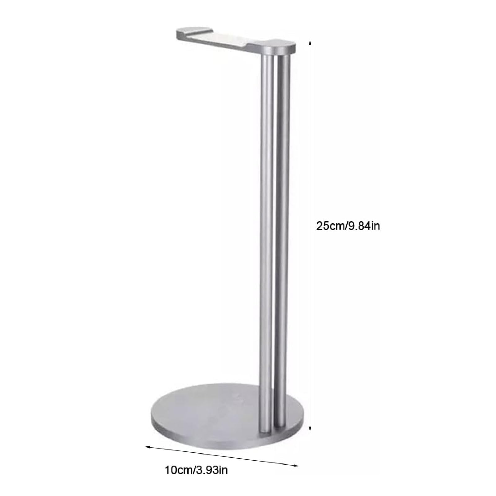 Soporte para auriculares de aleación de aluminio, colgador creativo para auriculares de escritorio, soporte para exhibición de auriculares, soporte para colgar auriculares para todos los auriculares