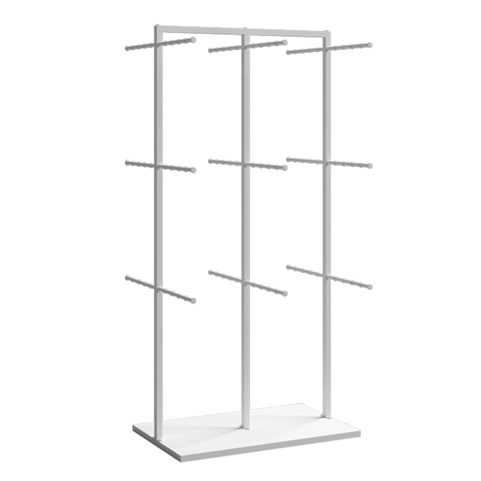 LRZPTDYU Freestanding Boutique Display Rack for Underwear Bras & Socks - Retail Store & Home Use White 135x65x40cm - Stylish Space-Saving for Bedrooms & Shops