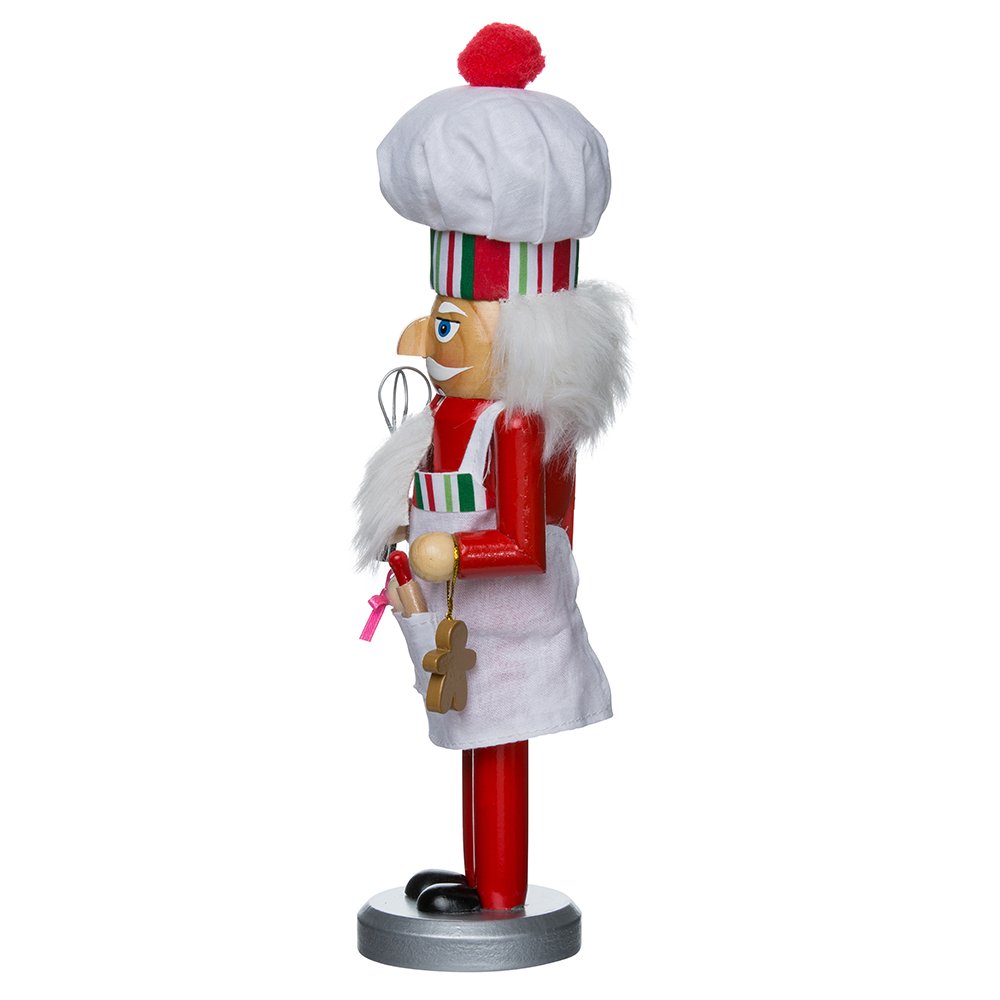 Kurt Adler 25,4 cm ahşap Chef fındıkkıran, kırmızı