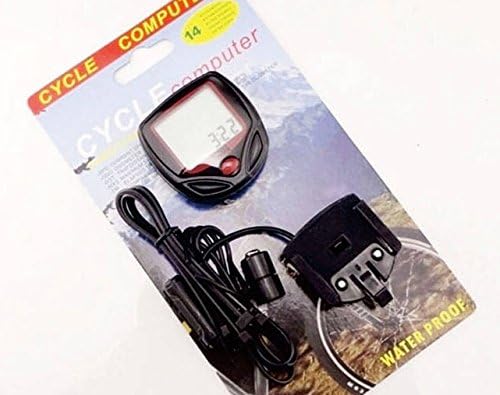 SSG 14 Function Waterproof Bike Bicycle Odometer Speedometer Computer