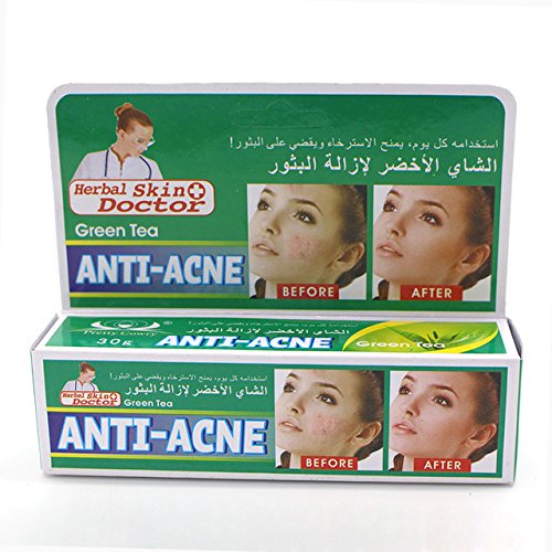 Natural plant extracts 30 grams of green tea acne cream moisturizing