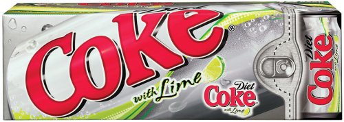 Coke Diet Lime Soda, 12 oz Can (Pack of 24)