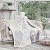 DaDalogy Cotton Patchwork Throw Blanket - Floral C... #2