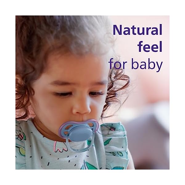 Philips Avent Ultra Air Pacifier 6-18m, Blue Hush/Lush Lilac, 4 pack SCF085/54 – Bild 3