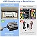 ZiBwnfuxcz OBD Radar Detector Power Cable,OBD Radar Detector Charger Cable, OBDII Power Cord Compatible with Escort MAX 360 Passport Unide R1/R3 Beltronics Radenso XP etc Radar Detector-RJ11