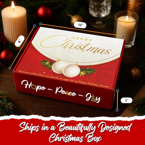 image for GiftWorld Christmas Gift Basket, Meat and Cheese Gift Baskets for Men 