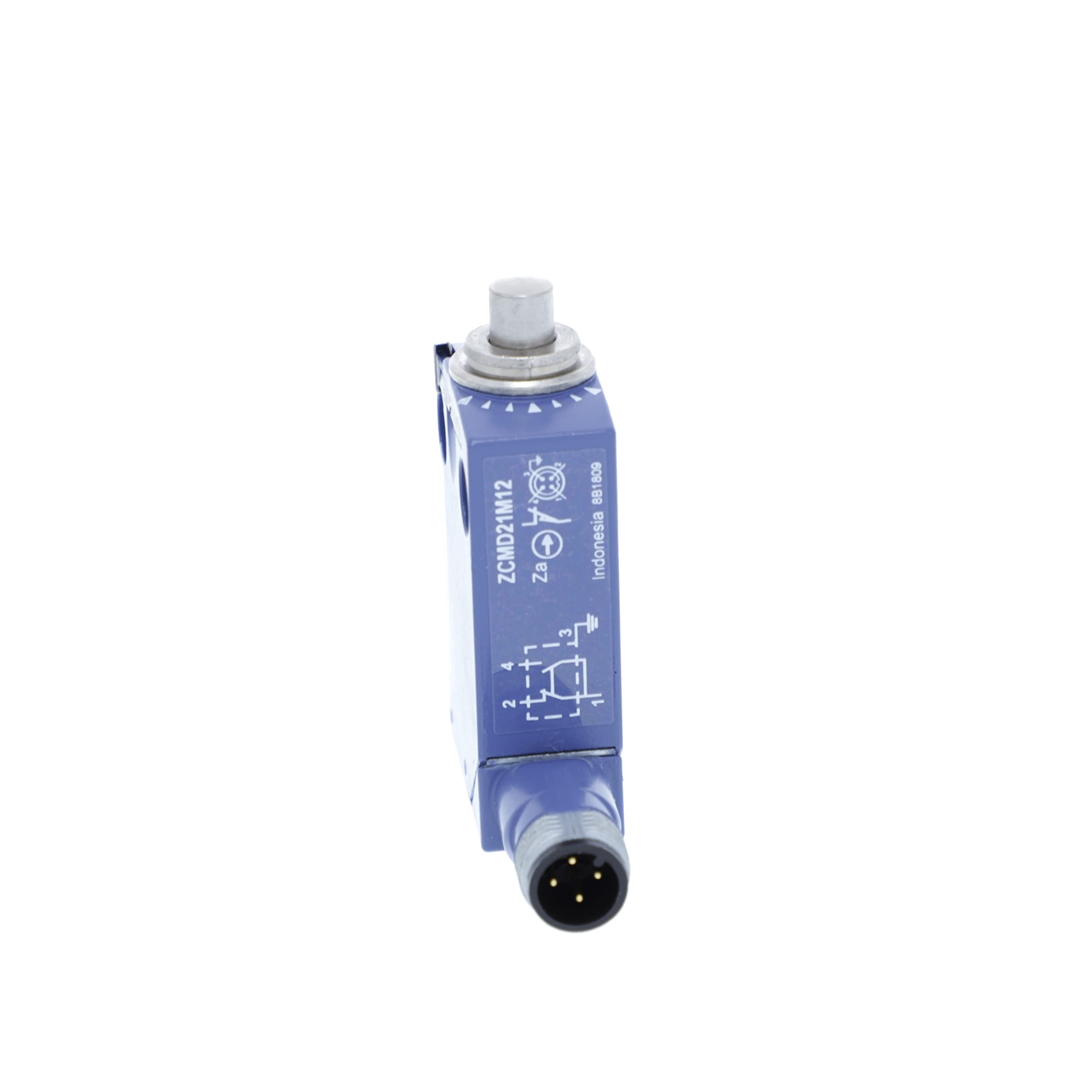 IDP MET NC/NA RECT PULSADOR CONECTOR M12