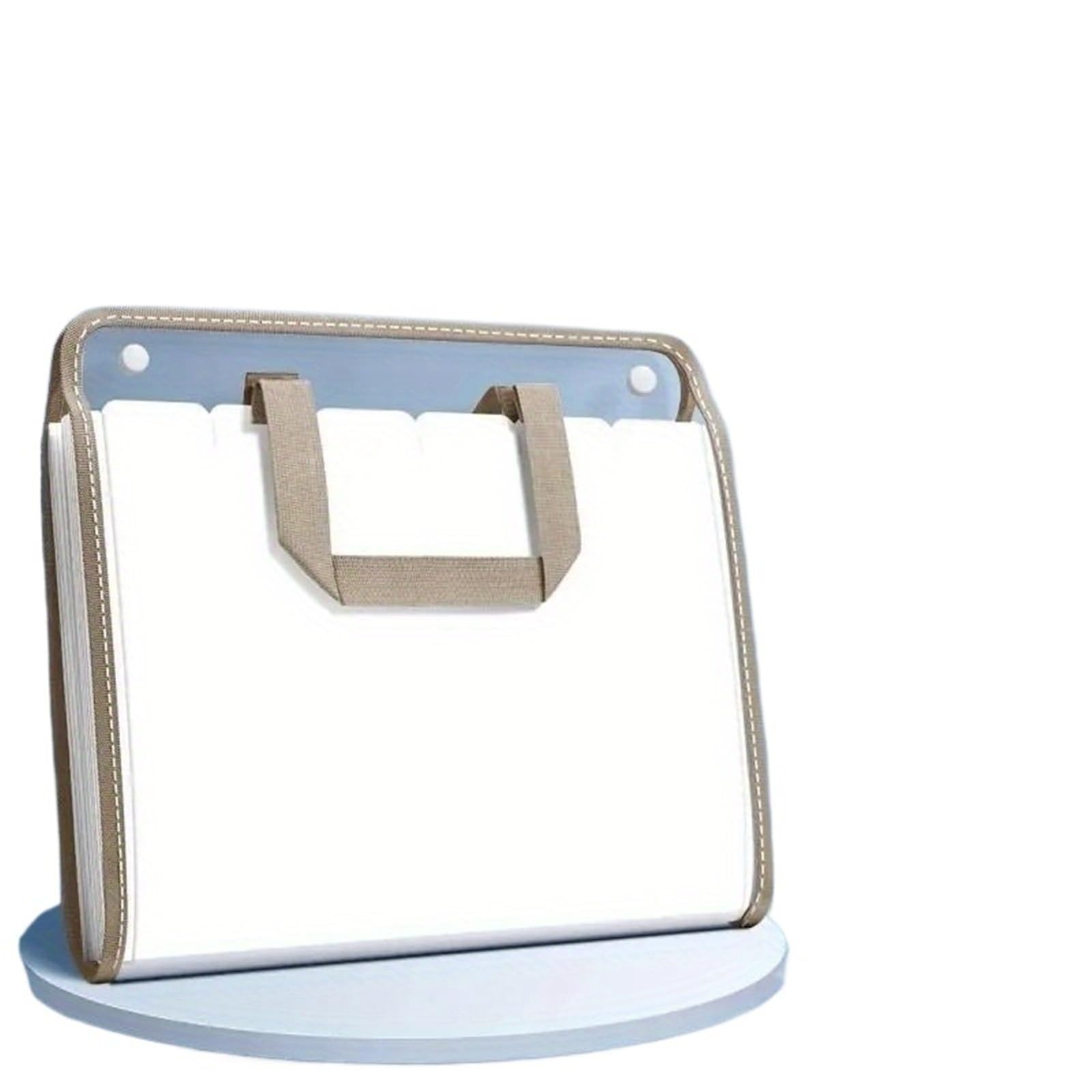 Carpeta Clasificadora Bolsa de almacenamiento archivos acordeón | Carpeta de papel de prueba de gran capacidad, organizador de documentos for estudiantes(Brown)