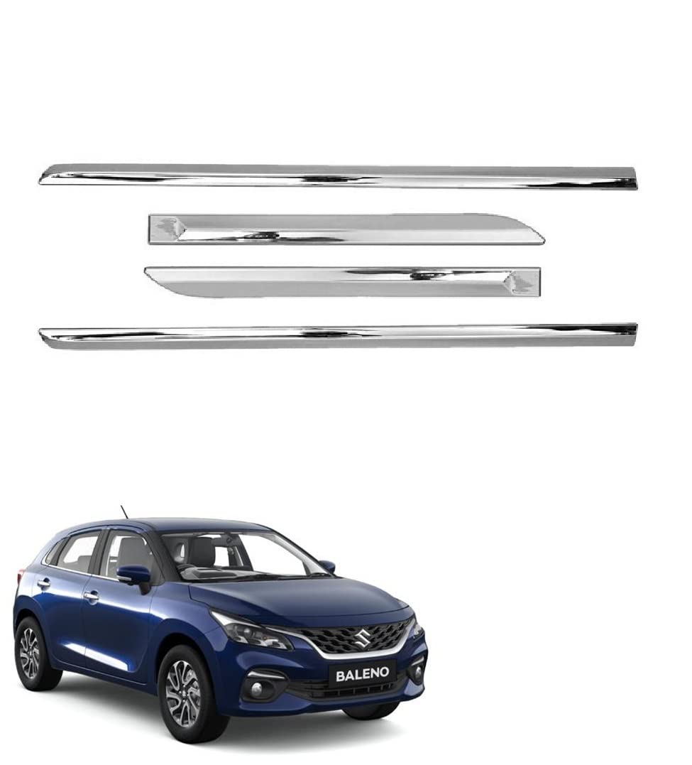 Car Side Beading Moulding Full Chrome for Maruti Suzuki Nexa Baleno