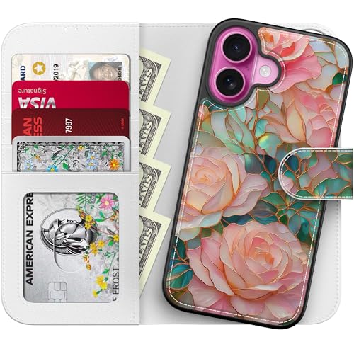 LUHOURI for iPhone 16 Plus Case Wallet - Wireless Charging Compatible - image 1