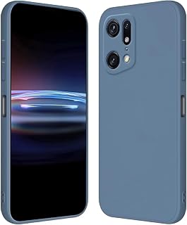 RankOne Funda para OPPO Find X5 Pro (6.7") Funda de Silicona TPU Suave - Gris Lavanda