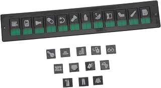 Moving Checklist Board with 24 Slots Plastic Slider Packing Organizer